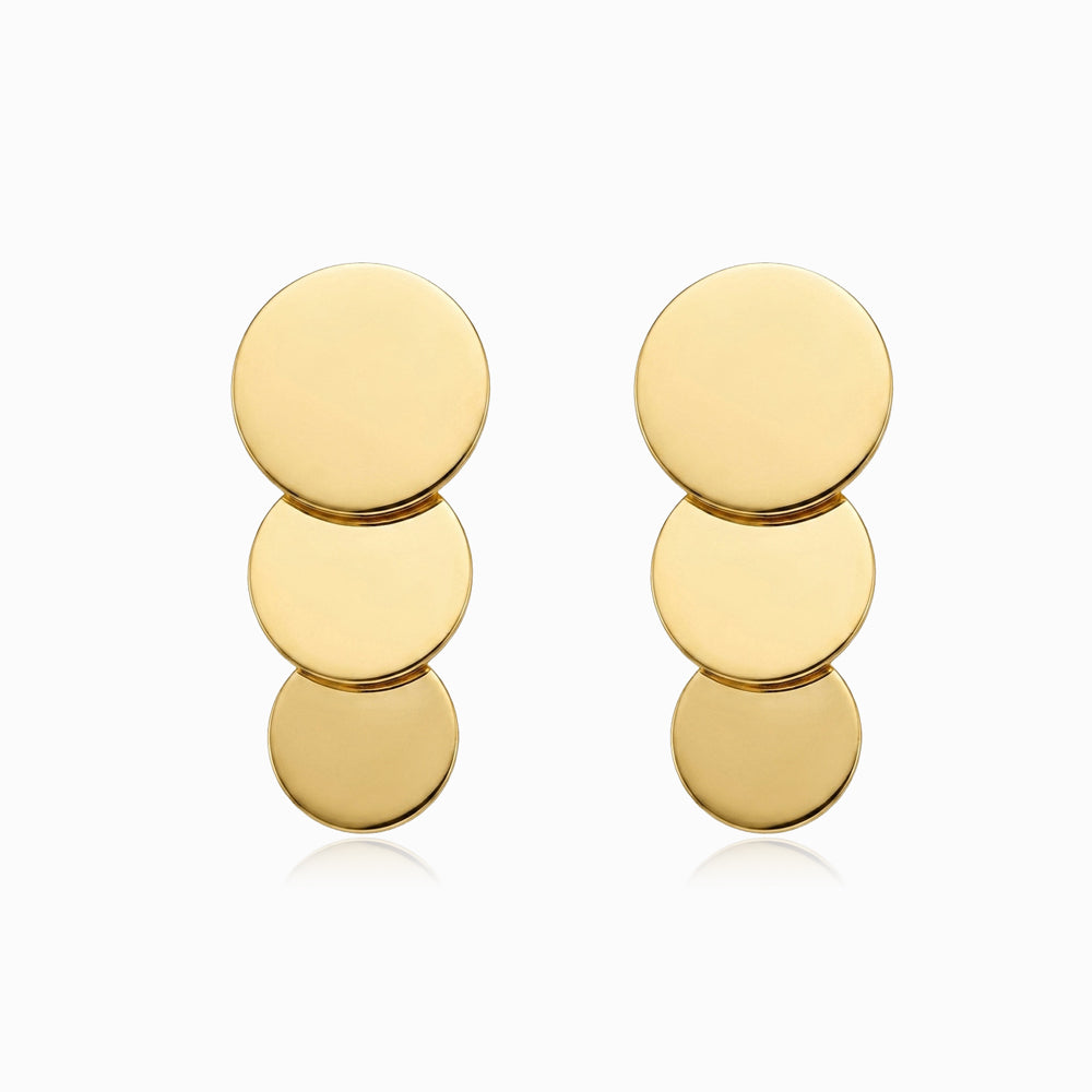 Brincos Geométricos 38x18mm BR3083 - Aço Inox