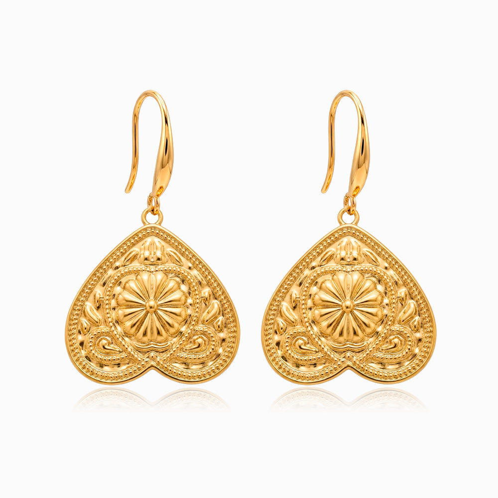 Boucles d'oreilles Traditionnelles 49x30mm BR1588 - Acier Inoxydable