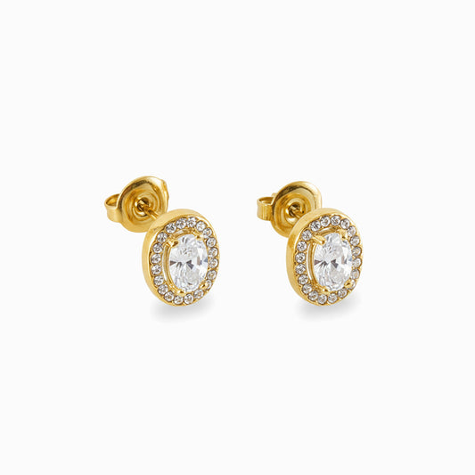 Brincos Vintage 10.5x8.5mm BR1506 - Aço Inox