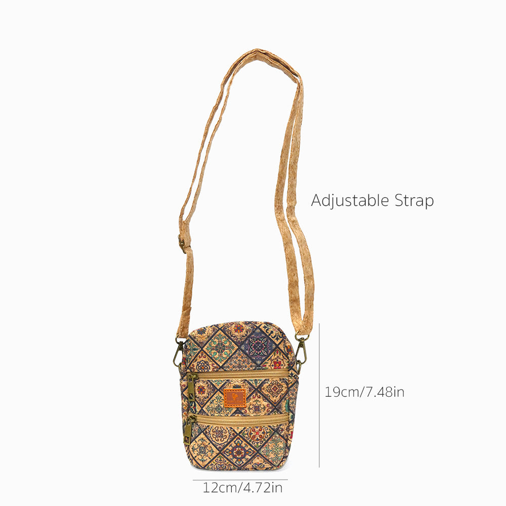 Cork Crossbody Bag GZH-2361 with Size