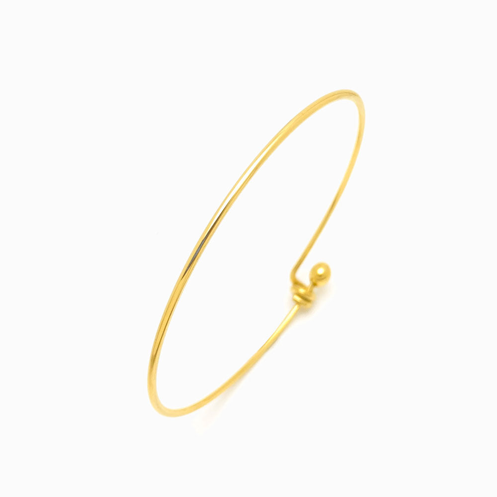 Bracelete Simples SZ1032 - Aço Inox Dourado