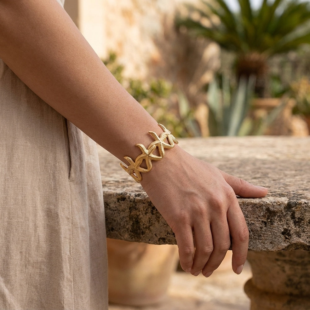Bracelete Verão Estrela do Mar SZ1095 - Aço Inox