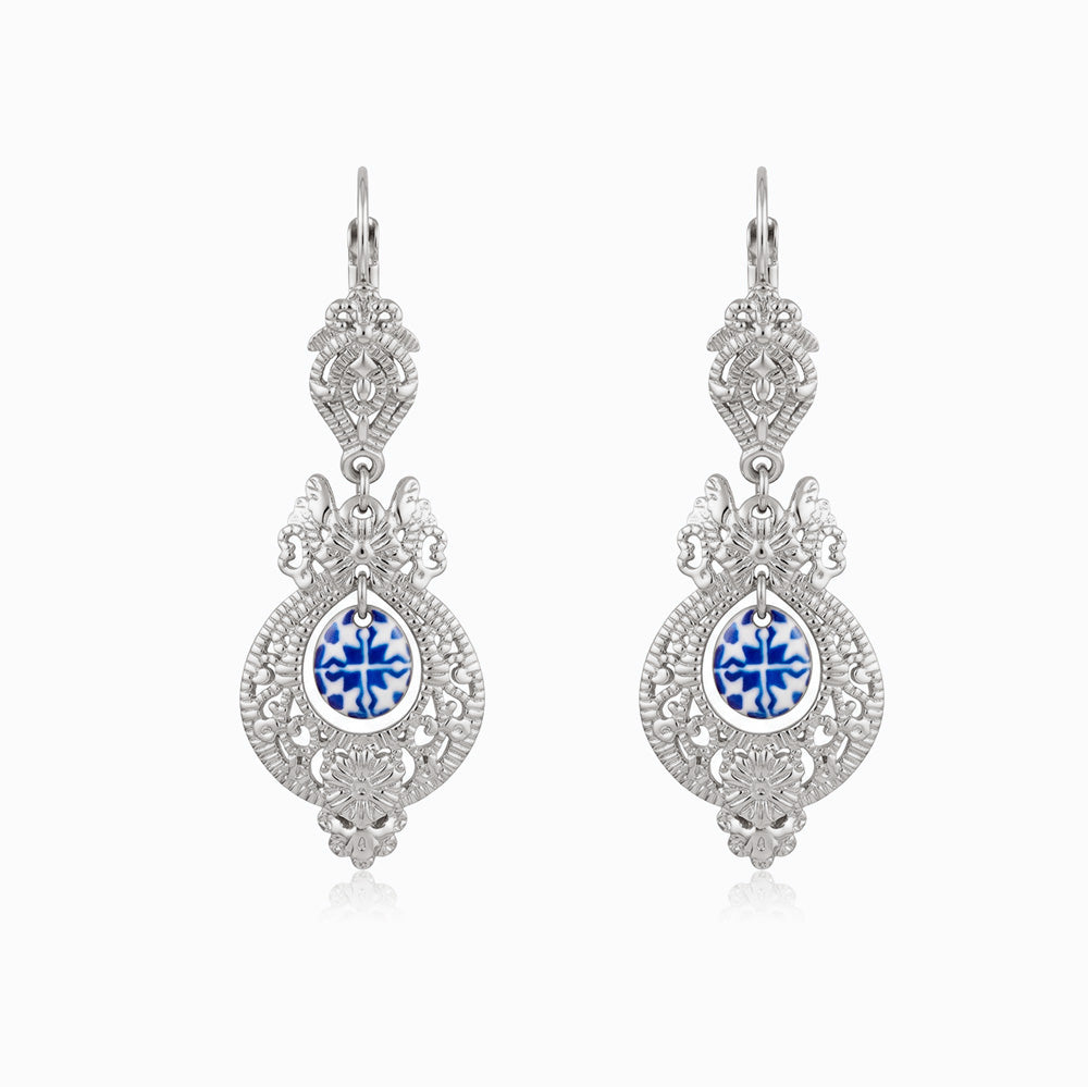 Boucles d'oreilles Traditionnelles 57x20mm BR1677 - Acier Inoxydable