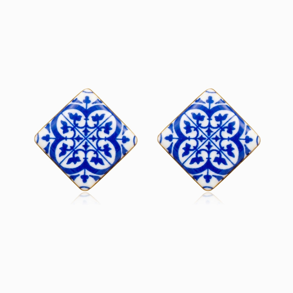 Brincos Azulejo BR1709D