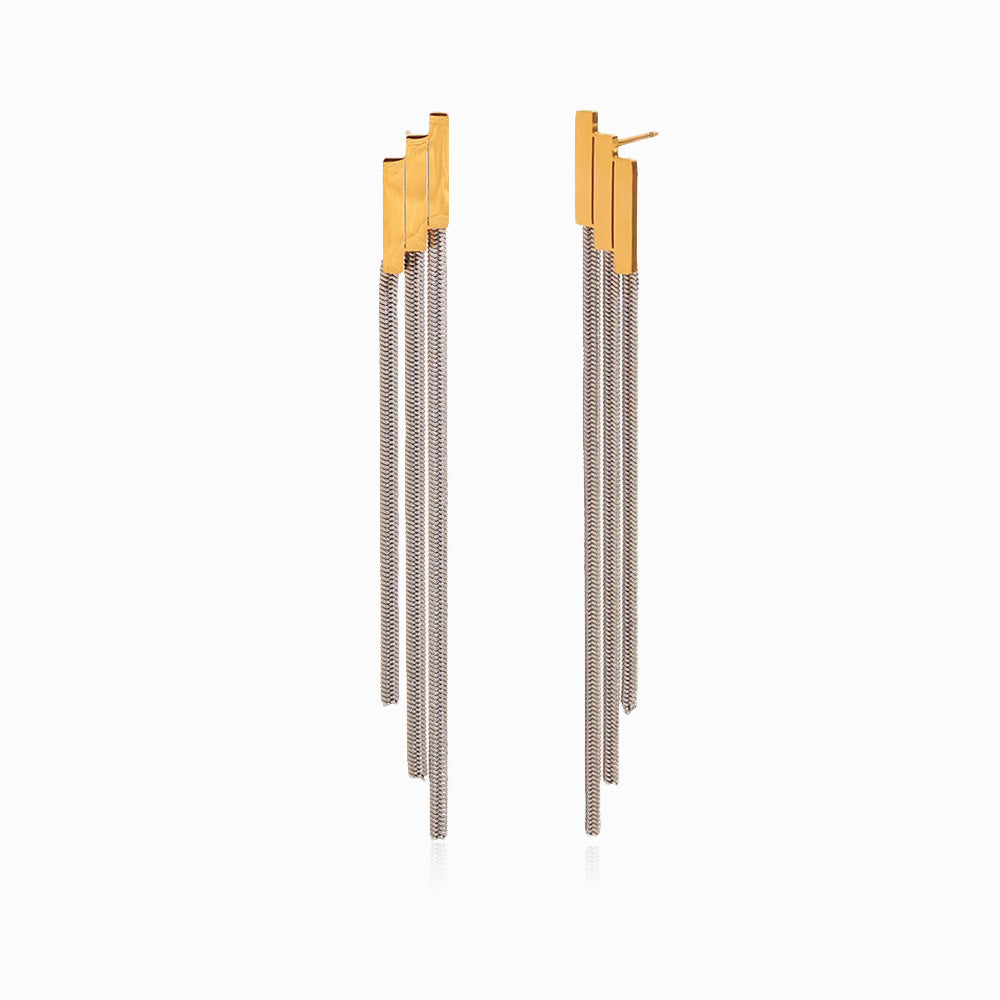 Brincos Franja 82x24mm BR1837B-MJR100 - Aço Inox