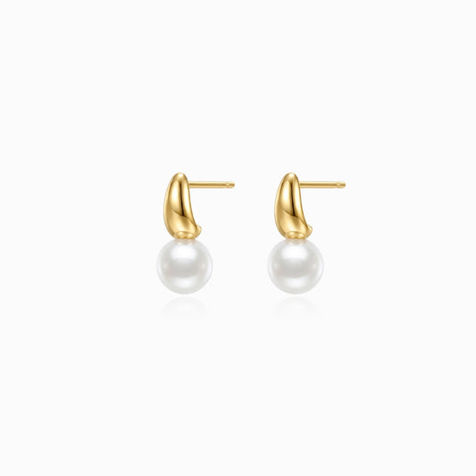 Brincos Minimalista com Pérolas BR3152D-ENE010