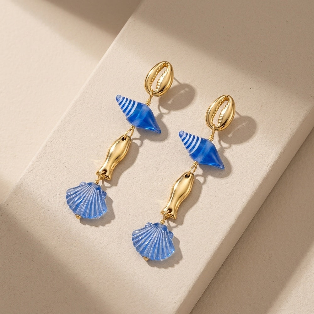 Boucles d'oreilles Ete 54x17mm BR1661 - Acier Inoxydable