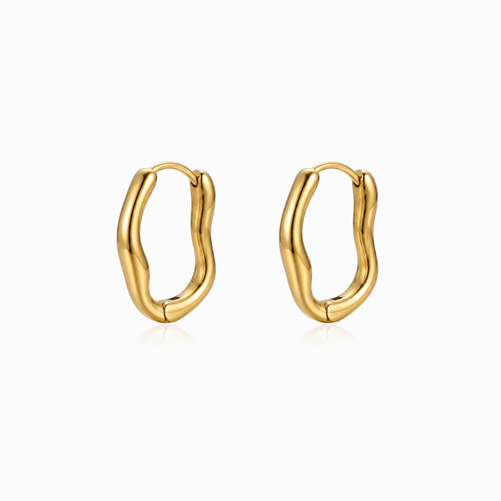 Brincos de Argola 25x20mm BR1848D-OJR120 - Aço Inox