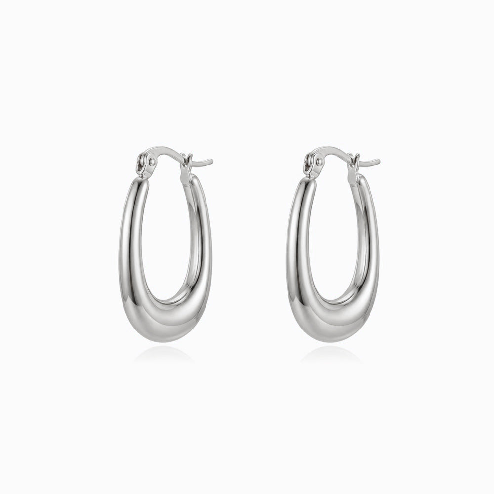Brincos de Argola BR1915P-JPR067 - Aço Inox