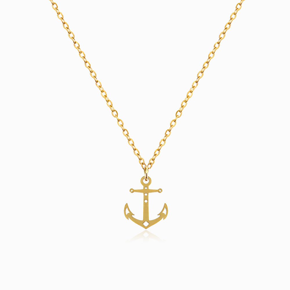 Colar para Criança CL1880 - Aço Inox Dourado