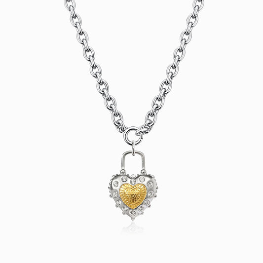 Colar Coração CL0061 - Aço Inox