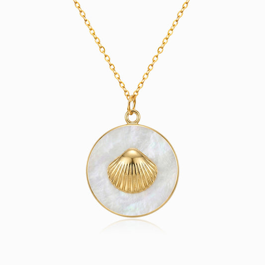 Colar com Concha CL0083 - Aço Inox