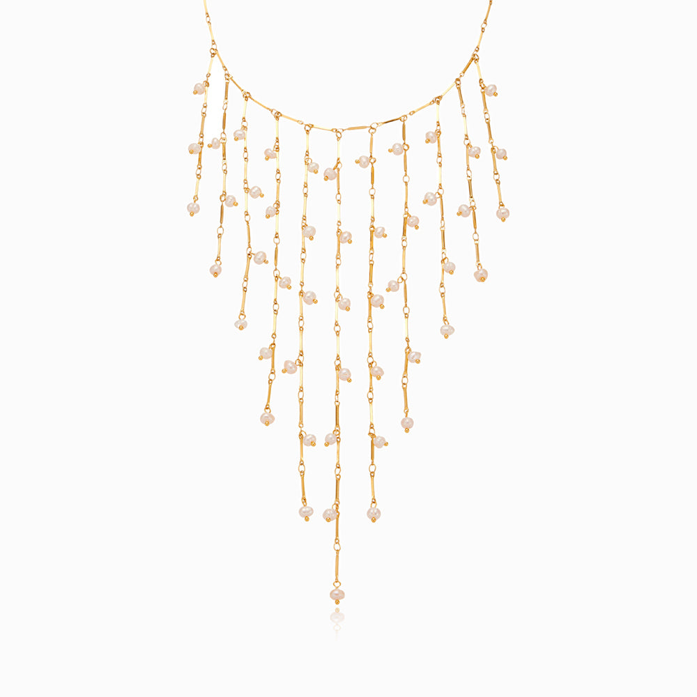 Colar com Franjas CL2060 - Aço Inox