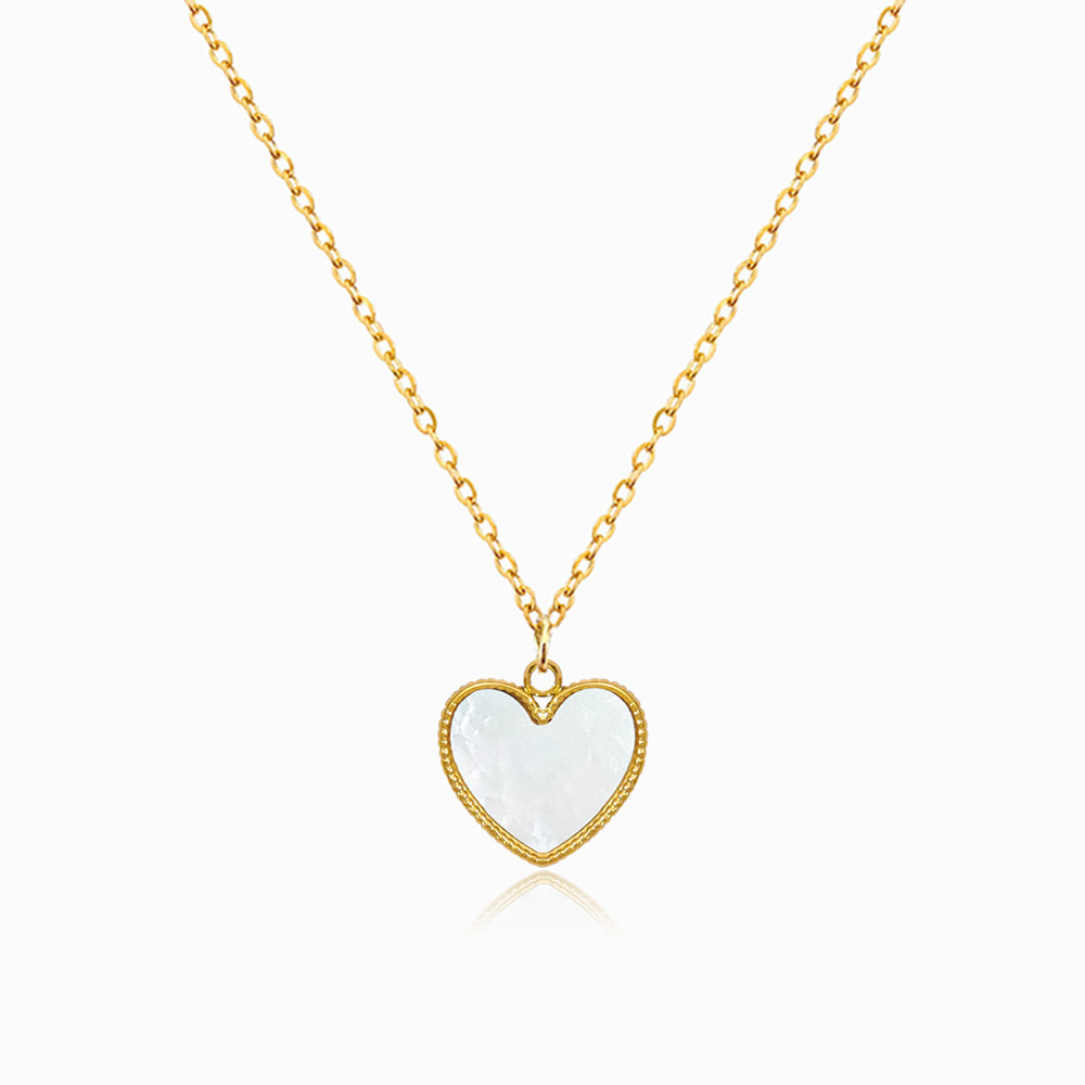 Colar Coração CL0067 - Aço Inox Dourado