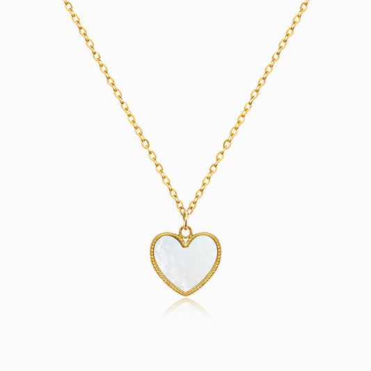 Colar Coração CL0067 - Aço Inox Dourado