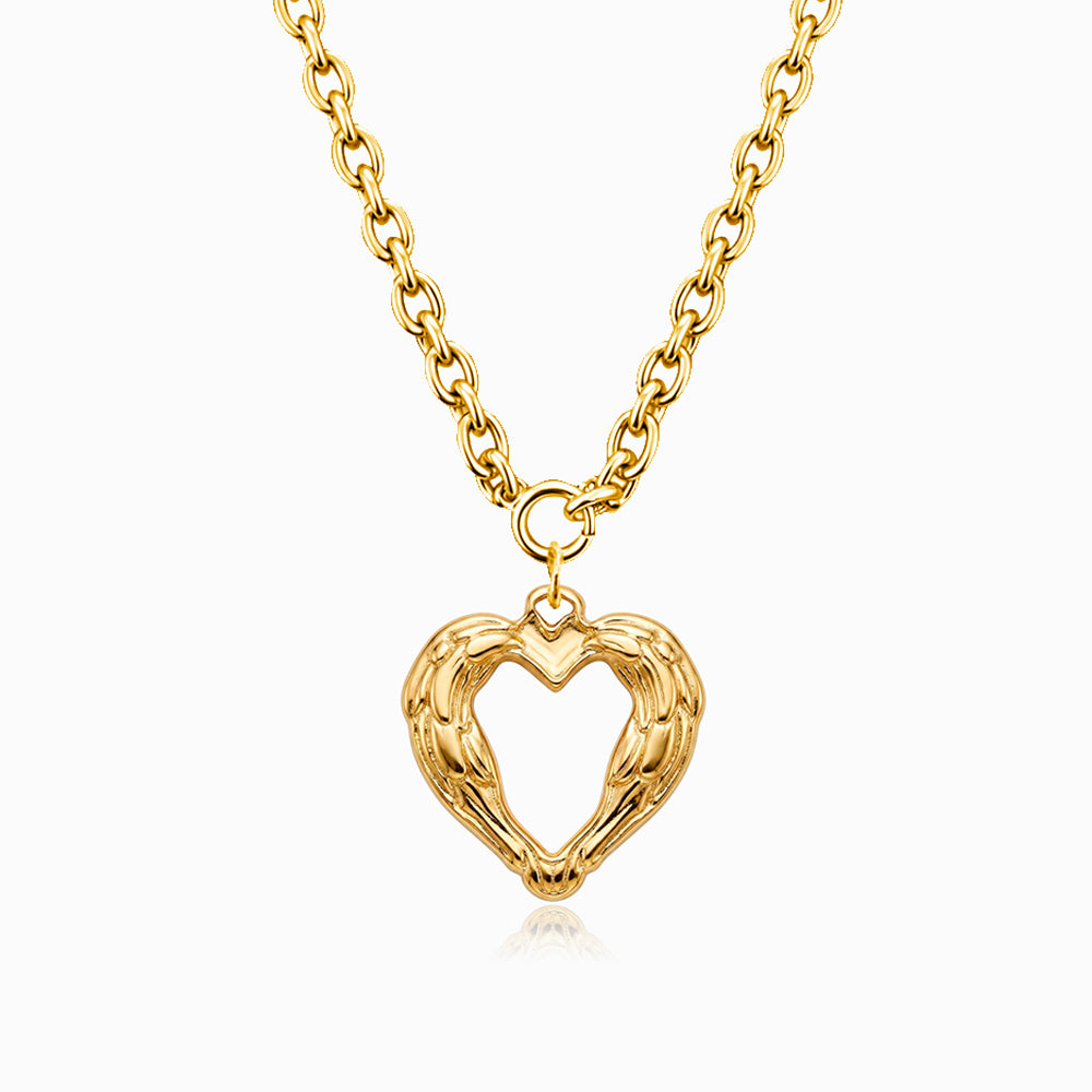 Colar Coração CL0165 - Aço Inox