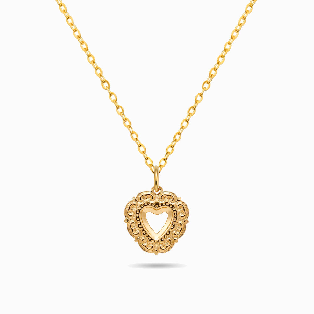 Heart Necklace CL0250 - Stainless Steel