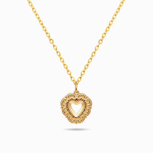 Collier Coeur CL0250 - Acier Inoxydable