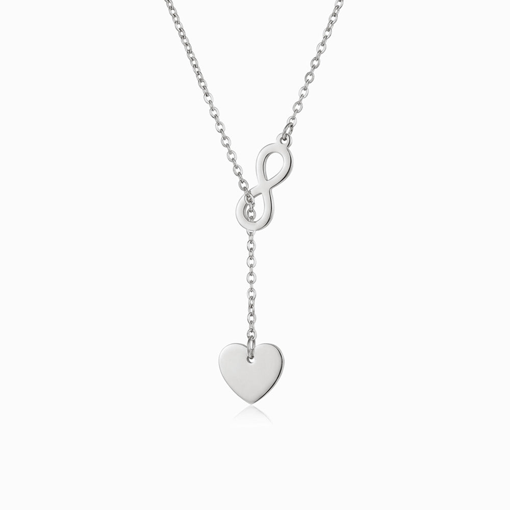 Colar Coração CL1008 - Aço Inox Prateado