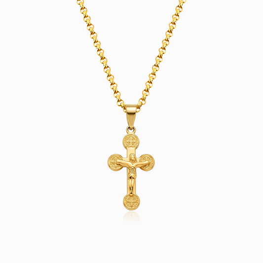 Colar Crucifixo CL0098 - Aço Inox