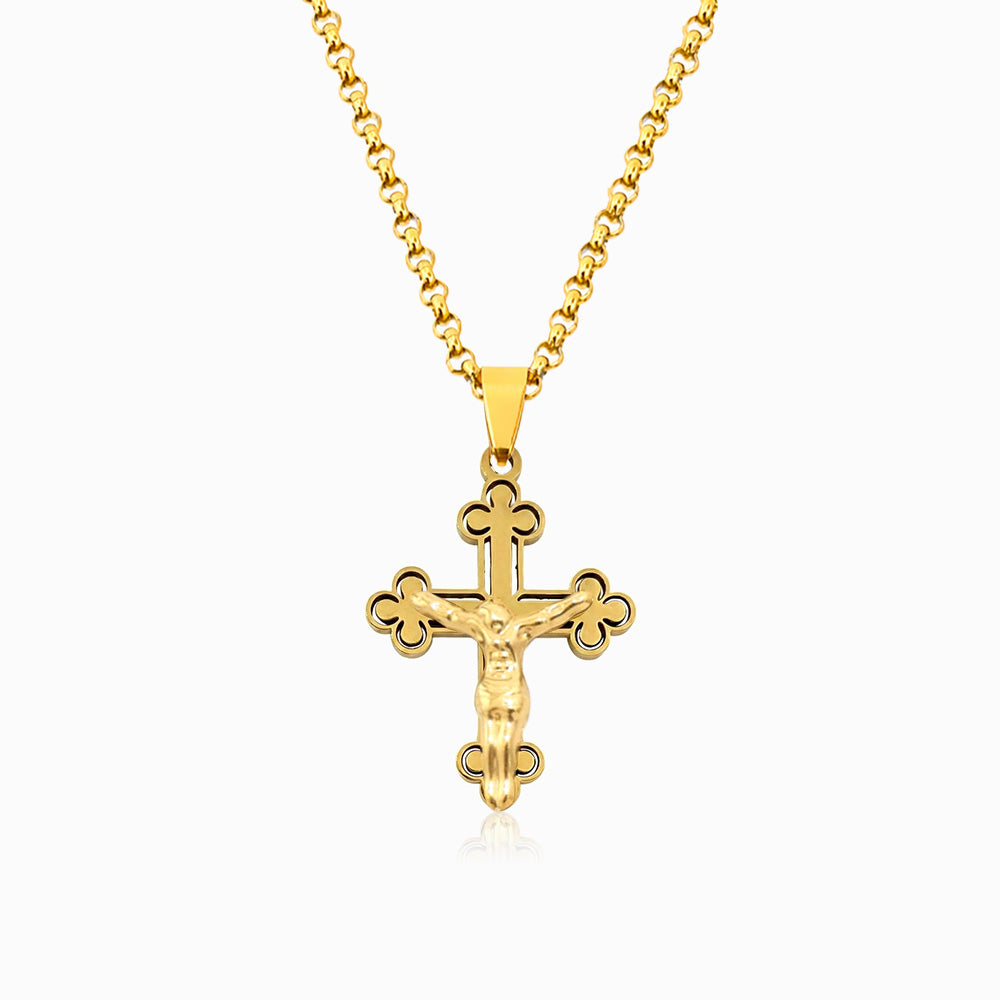 Colar Crucifixo CL0099 - Aço Inox