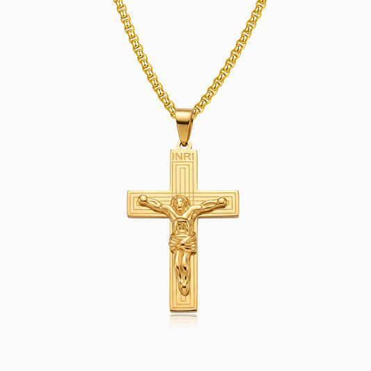 Colar Crucifixo CL5109 - Aço Inox