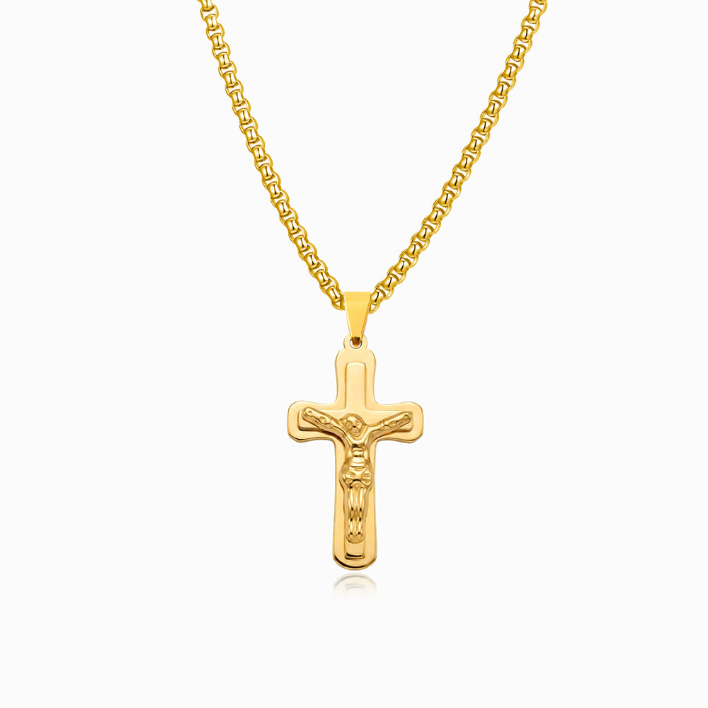 Colar Crucifixo CL5110 - Aço Inox