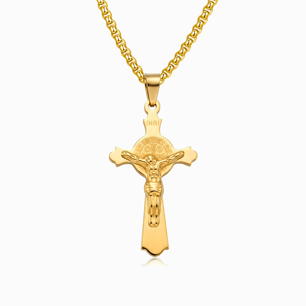 Colar Crucifixo CL5111 - Aço Inox