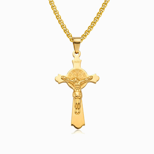 Colar Crucifixo CL5111 - Aço Inox