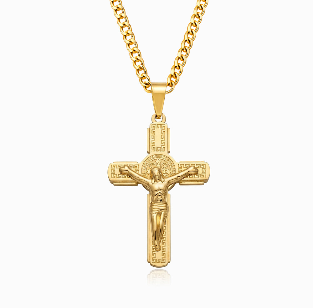 Colar Crucifixo CL5114 - Aço Inox