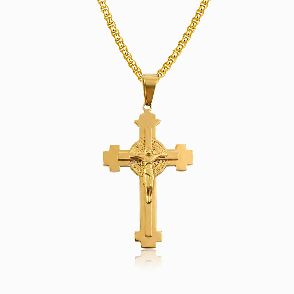 Colar Crucifixo CL5119 - Aço Inox