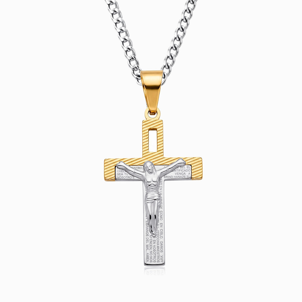 Colar Crucifixo CL5120 - Aço Inox