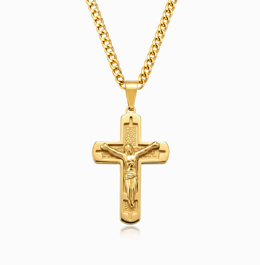 Colar Crucifixo CL5116 - Aço Inox