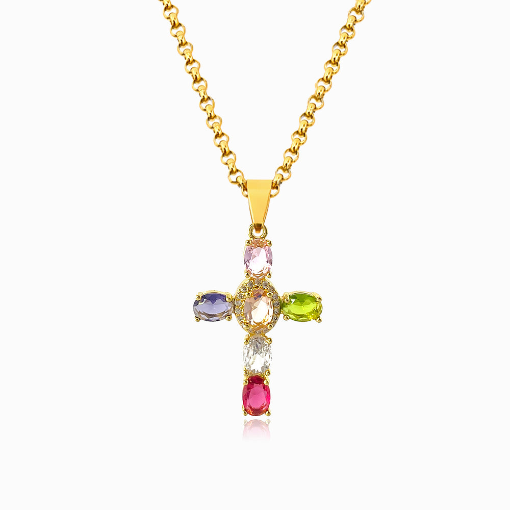 Collana Croce CL1953 - Acciaio Inox