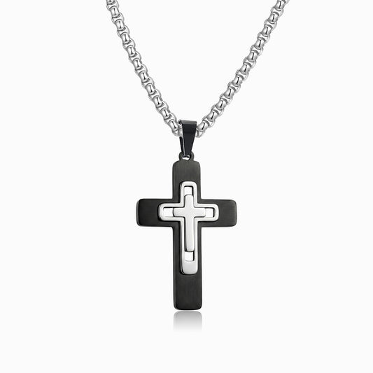 Colar Cruz CL5099 - Aço Inox