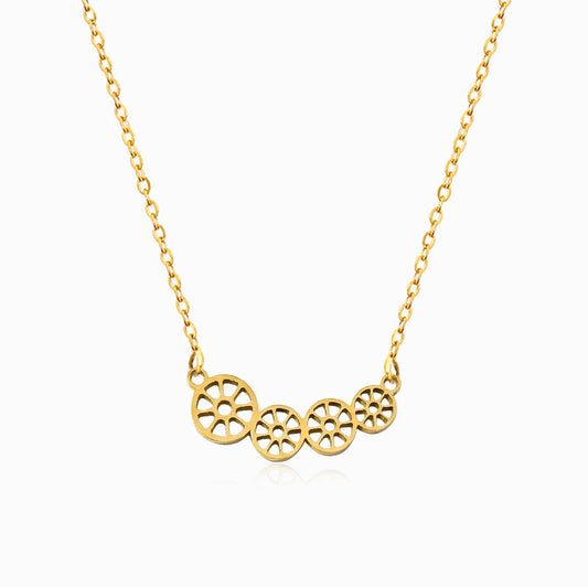 Colar Raiz de Lótus CL0090 - Aço Inox