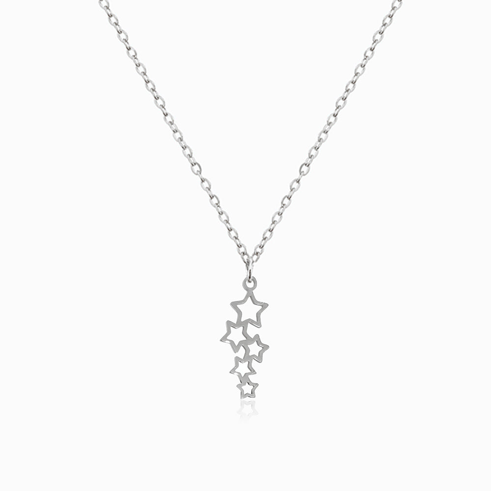 Colar Minimalista Estrela CL0050 - Aço Inox Prateado