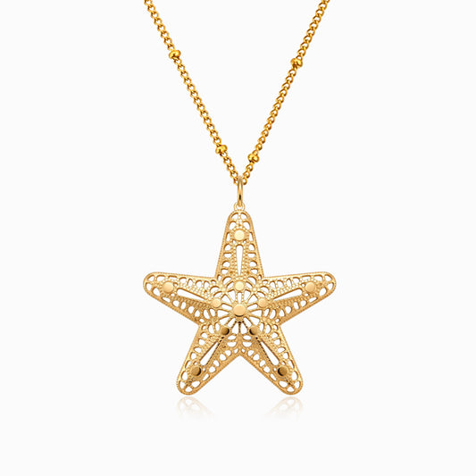 Colar Estrela do Mar CL0217 - Aço Inox