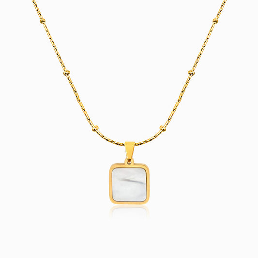 Colar Geométrico CL1895 - Aço Inox Dourado