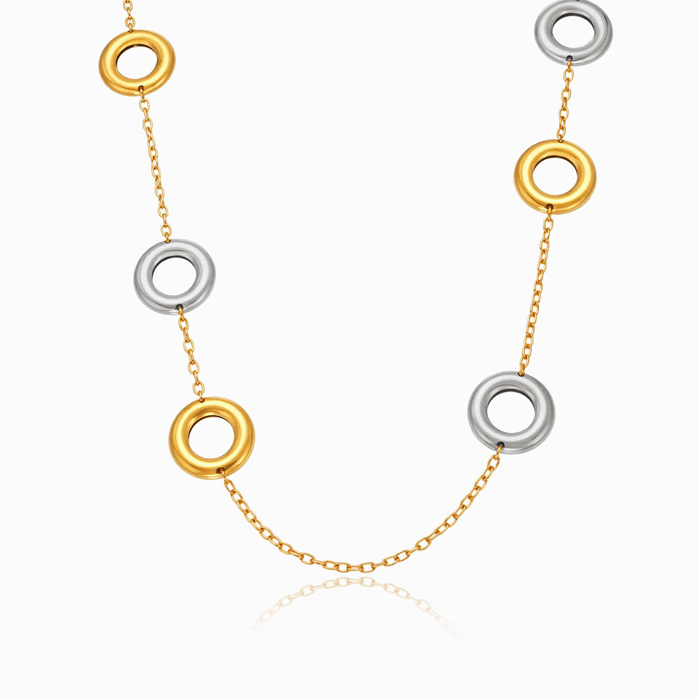 Collana Geometrica CL2061 - Acciaio Inox