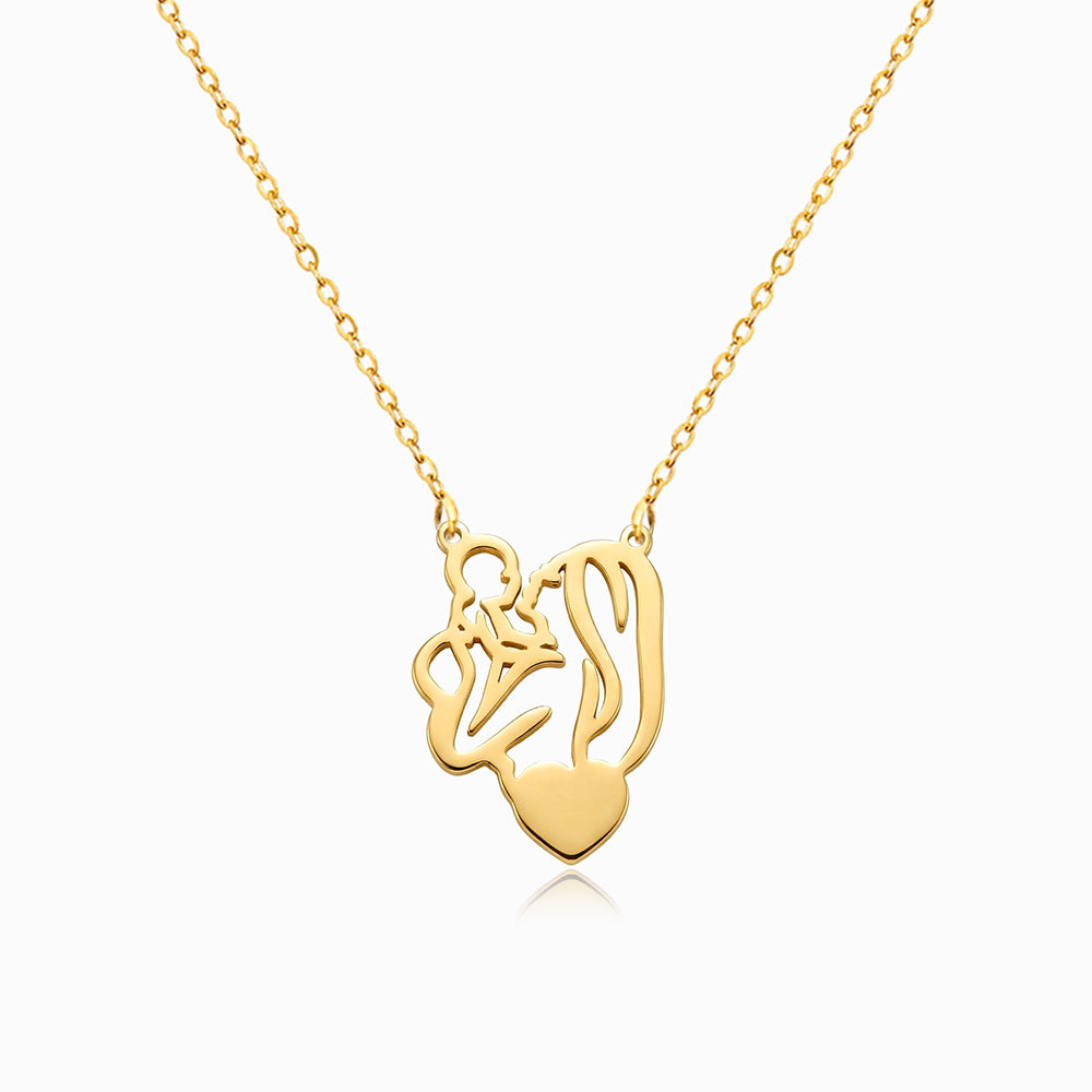 Colar Mãe e Filho Amor Eterno CL0115 - Aço Inox Dourado