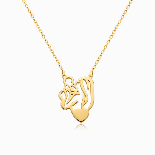 Colar Mãe e Filho Amor Eterno CL0115 - Aço Inox Dourado