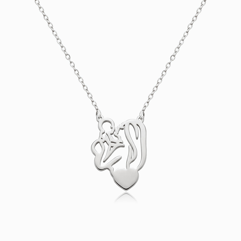 Colar Mãe e Filho Amor Eterno CL0115 - Aço Inox Prateado