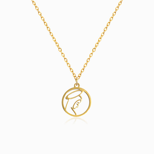 Colar Nossa Senhora CL0013 - Aço Inox