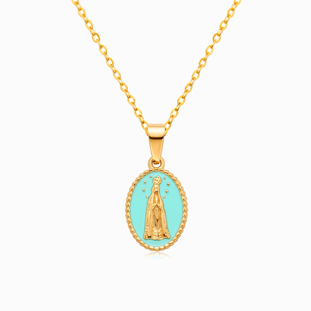 Madonna-Halskette CL0190 - Edelstahl