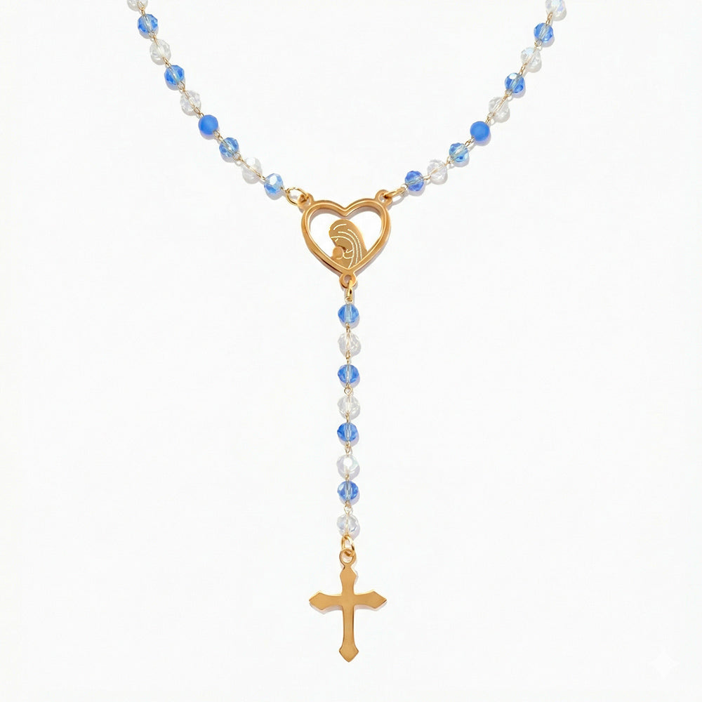 Colar Rosário CL2071B - Aço Inox