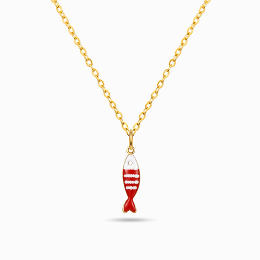 Collier Sardine CL0243 - Acier Inoxydable