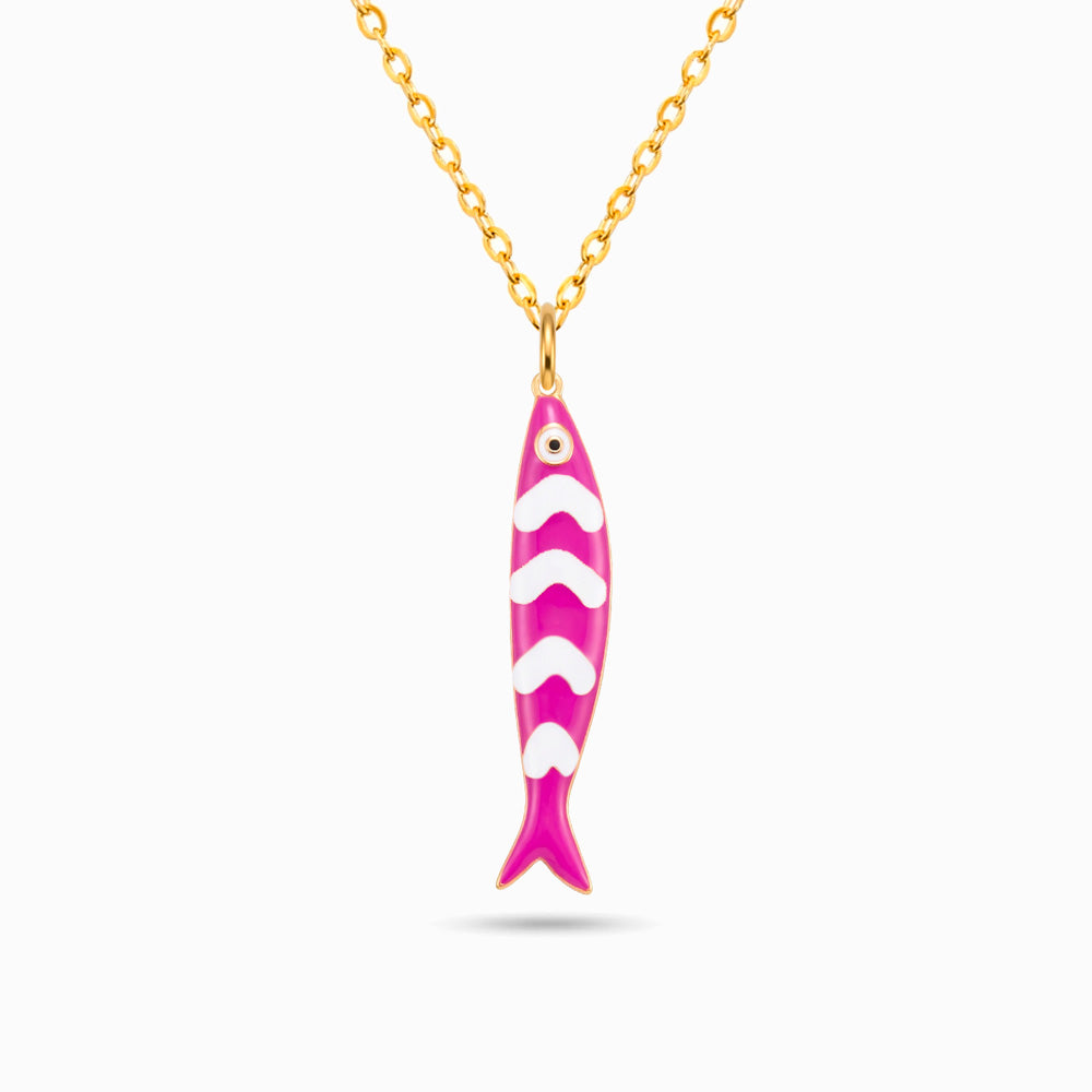 Collier Sardine CL0244 - Acier Inoxydable