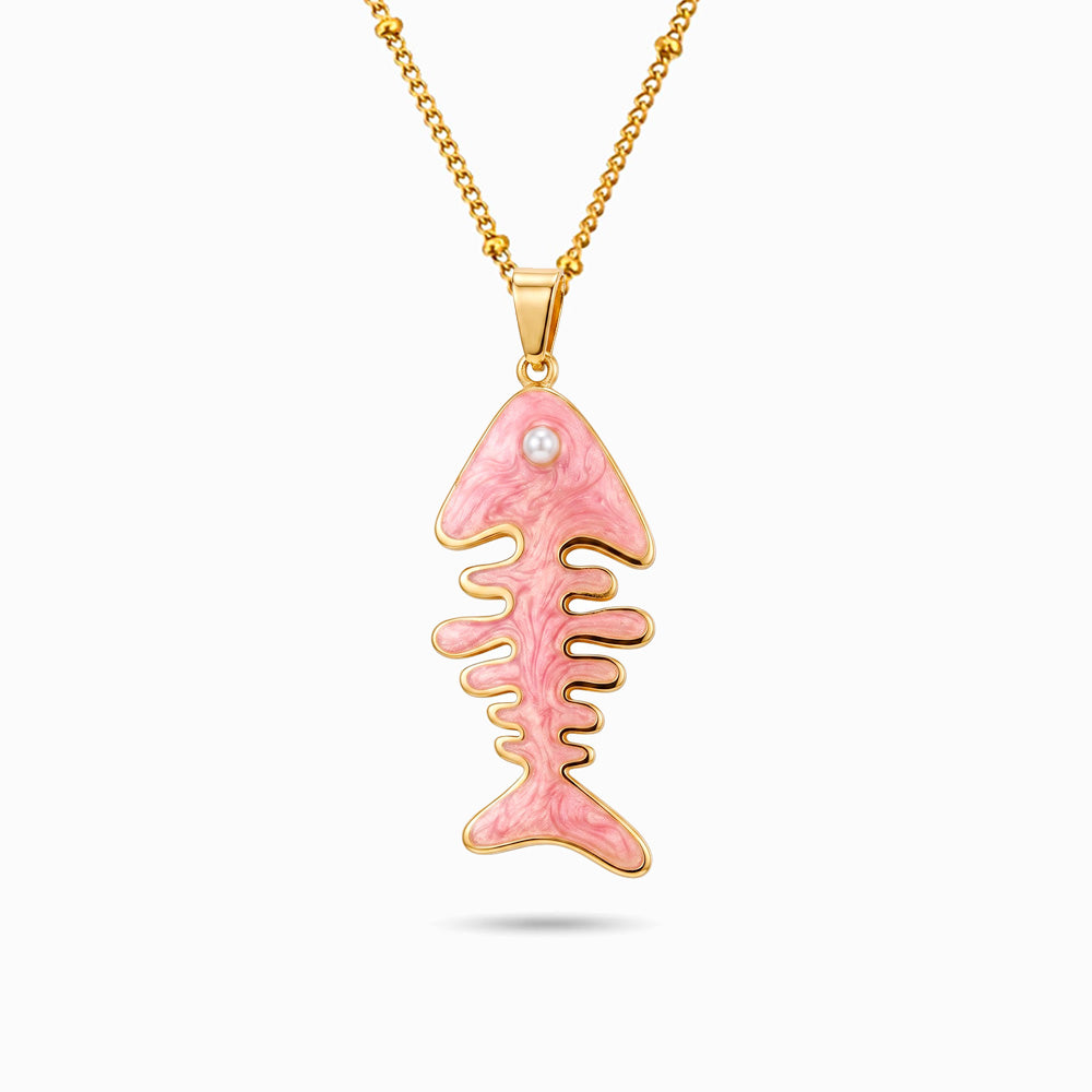 Collier Sardine CL0272 - Acier Inoxydable