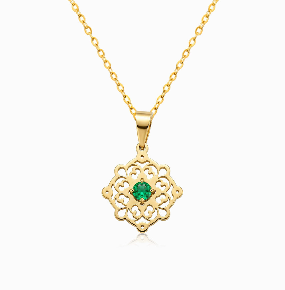 Colar Vintage CL0118 - Aço Inox Dourado